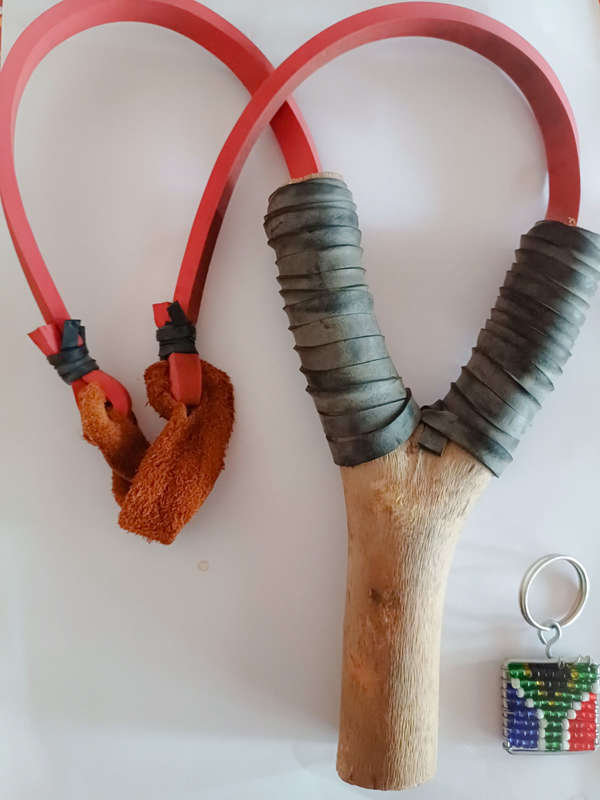 Handmade Wooden Slingshot Kettie (and Zulubead keyring)