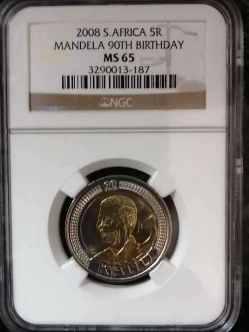 2008 MANDELA 90TH BIRTHDAY MS65