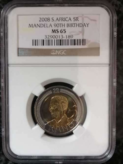 2008 MANDELA 90TH BIRTHDAY MS65
