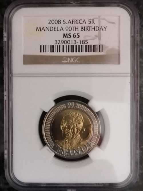 2008 MANDELA 90TH BIRTHDAY MS65