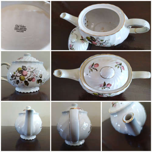 Staffordshire Teapot, Old Foley, England