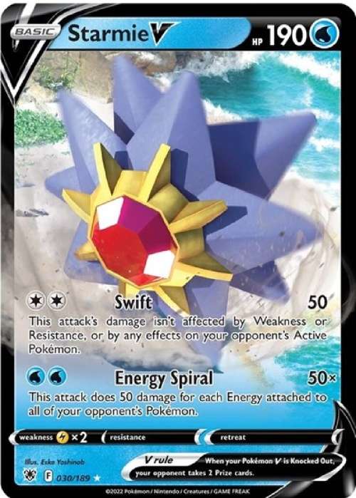 Starmie V - SWSH10: Astral Radiance