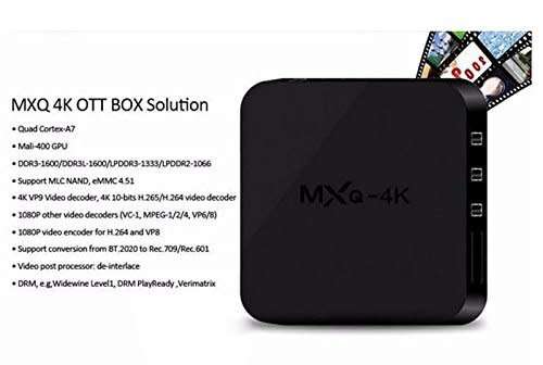 MXQ-4K Android 7.1.2 Quad Core Smart TV Box Mini PC Streaming Media Player - SUPPORT 4K