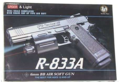 Tactical .45 BB Gun With Laser & Light