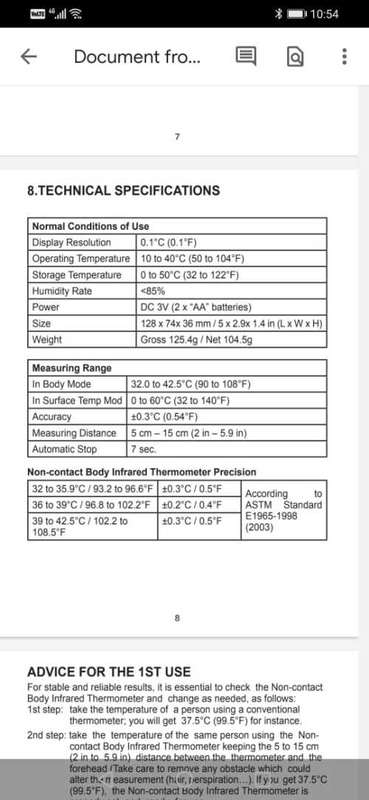 Thernal Thermometer