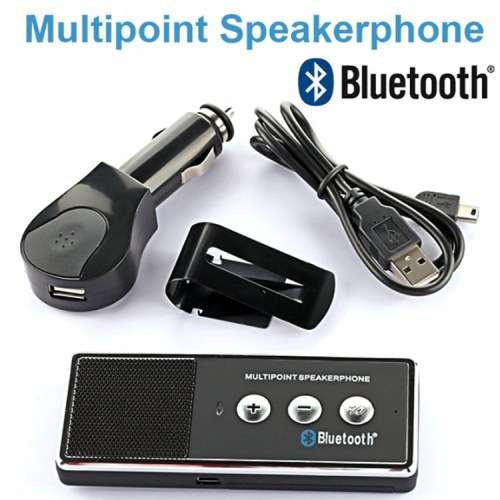 Multifunctional Wireless Bluetooth Speaker Hands Free Car Kit Speakerphone