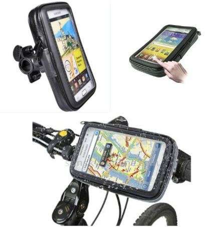 Weather Resistant Bike Mount And Case For Iphone & Android Phone & GPS