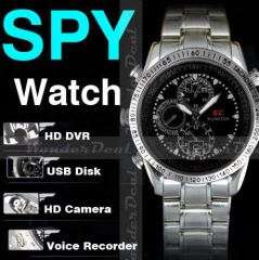 16GB Waterproof Spy Watch Camcorder DVR Video Recorder-Pinhole Hidden Mini Camera