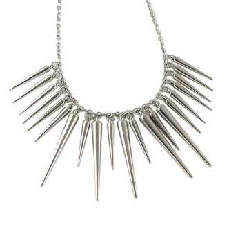 Collares 2015 Pendant Necklace Silver  or Gold Alloy Spike Steampunk Necklace