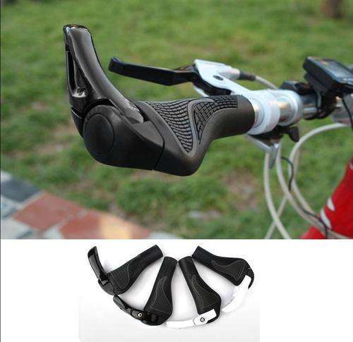 Rubber Mountain MTB Bike Bicycle Cycling Lock-on Handlebar Grips One Pair T7