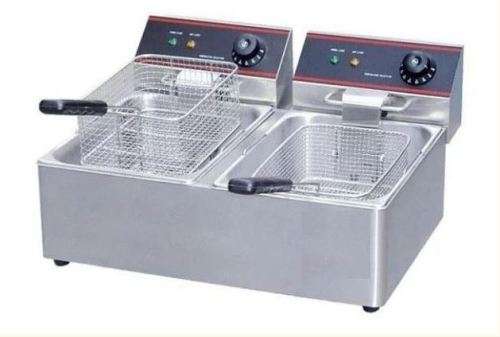 Ideal Tabletop Electric Double Deep Fryer 10l 2x 5L Baskets