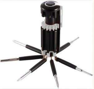 8 in 1 Multi Portable Screwdriver Tools Set with 6 LED Torch