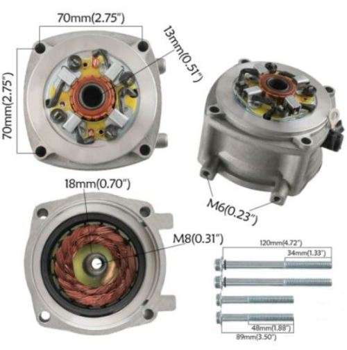 DC12V Electric Starter Motor For ATV Goped 50cc 49cc 63cc 80cc Engine
