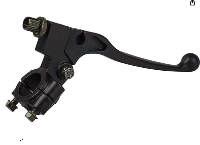 25cc 110cc Pit Dirt Bike Front Manual Clutch Lever + Clamp Bracket Pitbike