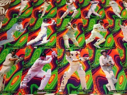Almost Complete 1997 Cricket Card Set