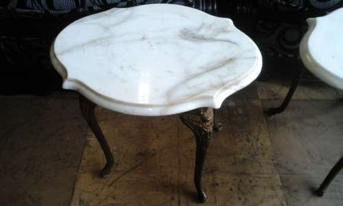 Marble tables 1 Large & 4 small coffee tables