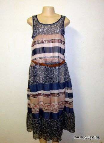 SUMMER FLOWY DRESS WITH BELT SIZE 34--36 !!!! ON SALE NOW ONLY @ R120!!!!