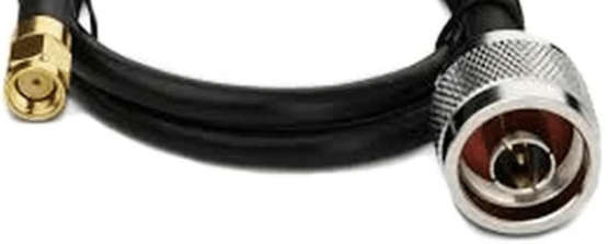 Ellies 7M LMR200 low loss antenna cable N-Type (male) to SMA (male)