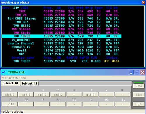 TERRA CMH-3000 Digital modular headend (CT 120B and RD 110B available)