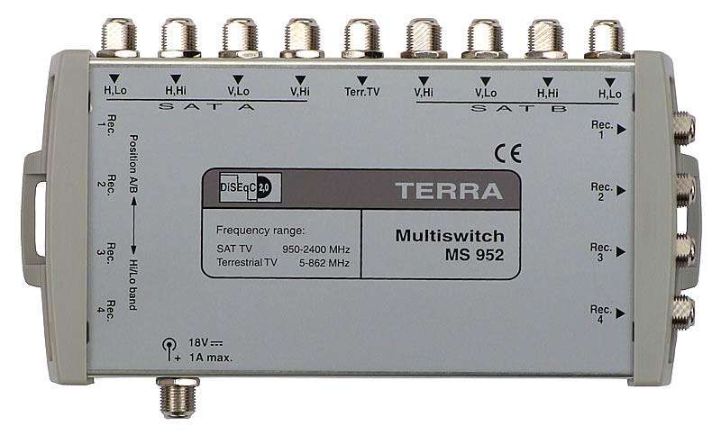 Terra MS952 terrestrial multiswitch