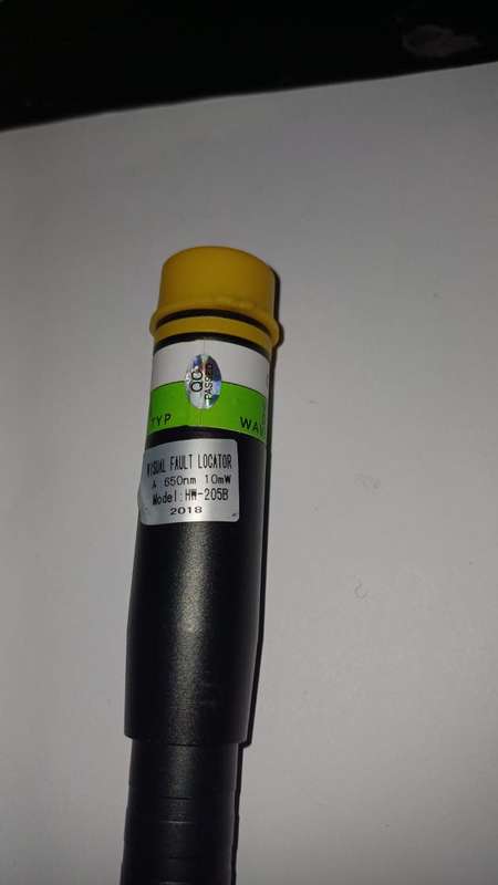 10MW Fiber visual fault locator light / Test Pen Optical  650nm 10mW