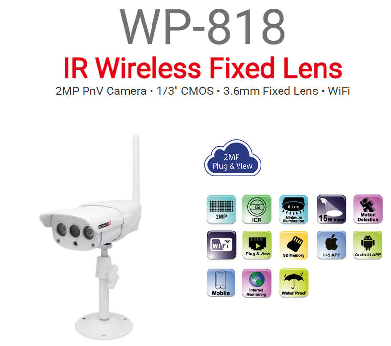 Provision ISR IP Camera | Easy Setup | View From Android & Iphone | WP-818