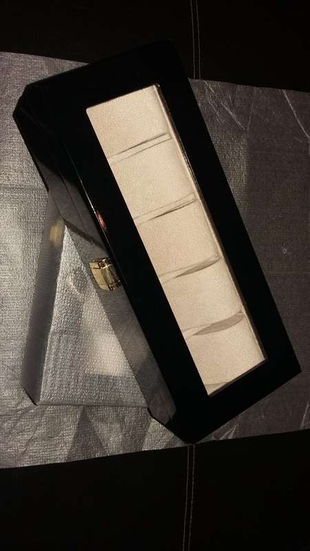 Perfect 5 Slots Cherry Wood Watch box - Travelling Pack
