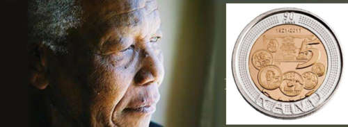 R5 Featuring Nelson Mandela - New Sealed & Uncirculated - Set of 4!