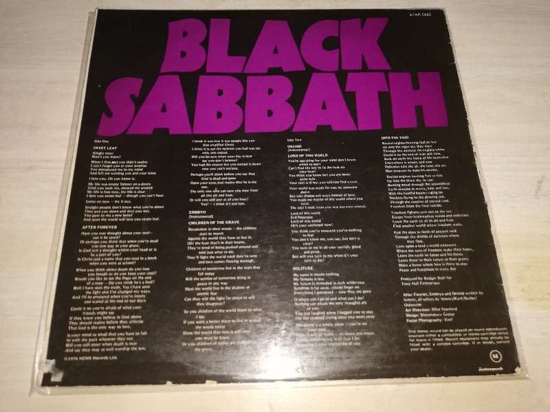 Black Sabbath - Master Of Reality