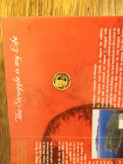 Proof 999.99% Gold 2011 Mint Norway 1/10 oz Mandela Nobel Laureate 1993 Robben Island Coin
