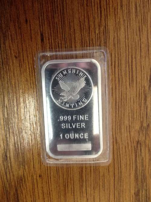 Fine Silver .999 1 ounce bar