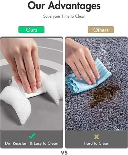 Absorbent Bathroom Mat set of 2