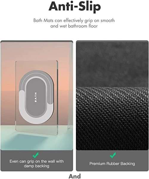 Absorbent Bathroom Mat set of 2