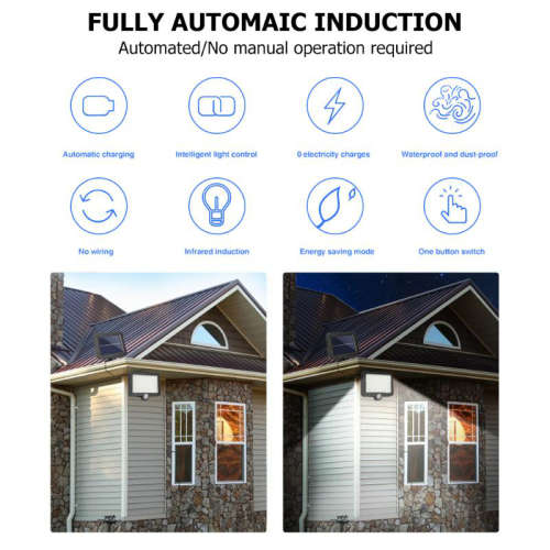 LED Solar Split Light Energy Saving Motion Sensor Waterproof Outdoor