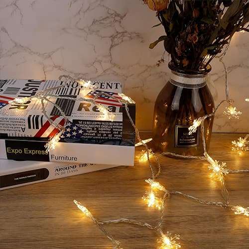 5M Snowflake Light String Fairy Light Extended Version Christmas Light