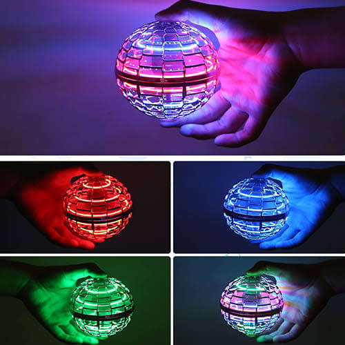 Hand Controlled Mini Flying Ball Toy Drone 360° Flying Hover UFO Ball