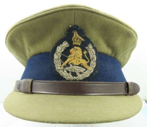 B.S.A.P. braided officer's peak cap