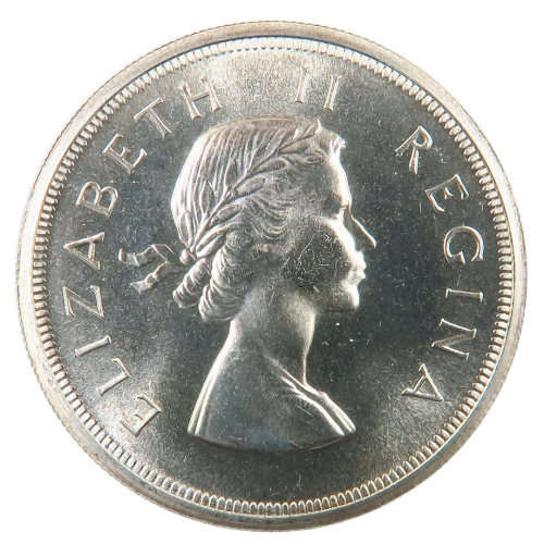 South Africa 5 Shillings, 1954 SS ( Prooflike ) Rare date