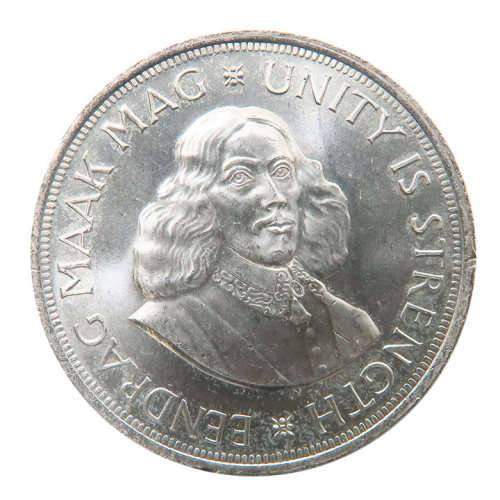 South Africa 50c, 1962 UNC (Crown size ) Rare Date