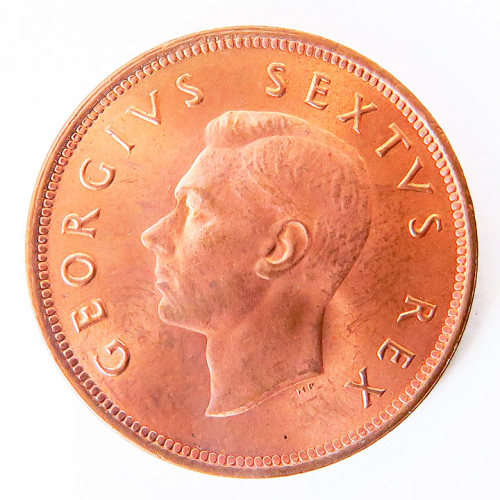 South Africa Half Penny. 1951 Unc, 1953 Proof, 1954 Proof.