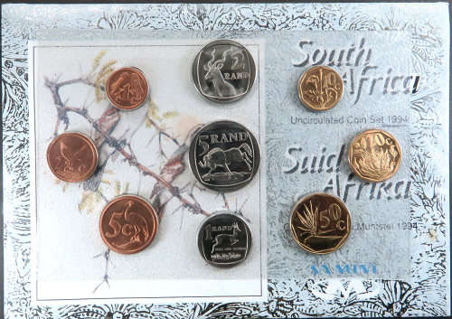 South Africa Mint Pack 1994 UNC
