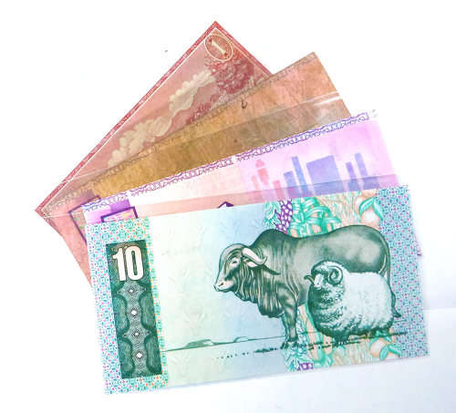 South Africa Bank Notes (R1, 2 x R5 & 1 x R10)