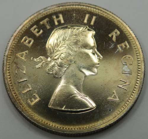 1953 South African 2 and a Half Shillings / Proof