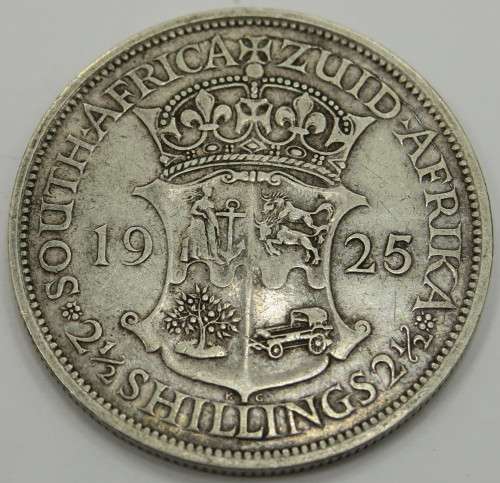 1925 South African 2 & a Half Shillings