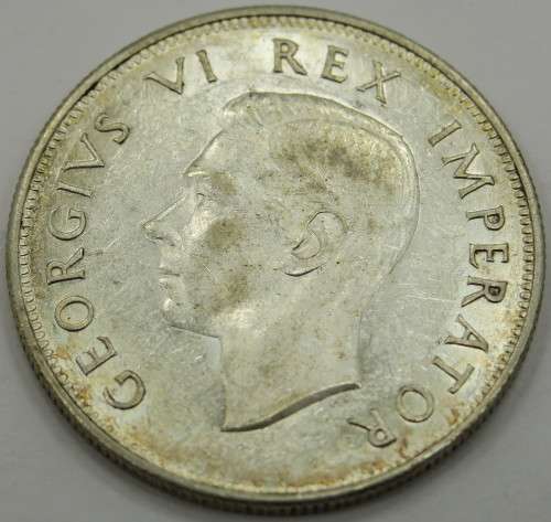 1938 South African 2 & a Half Shillings UNC