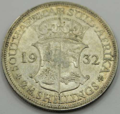 1932 South African 2 & a Half Shillings