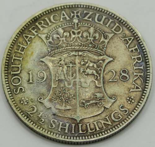 1928 South African 2 & a Half Shillings