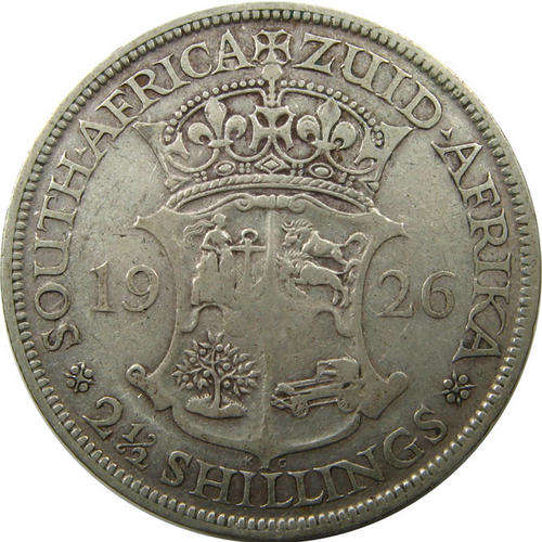 South Africa. 2 and Half Shillings 1926.