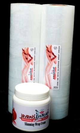 Javanti Wrap Salon Bulk 1kg Wrap Cream + 3 Clinical Wrap Rolls (Covers 50 sessions)