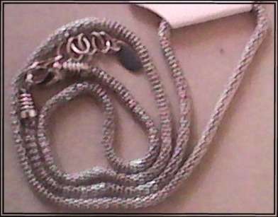 Stunning Silvertone Chain